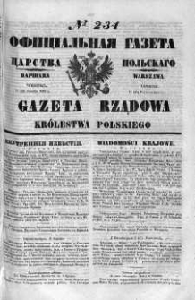 Gazeta Rządowa Królestwa Polskiego 1860 III, No 234