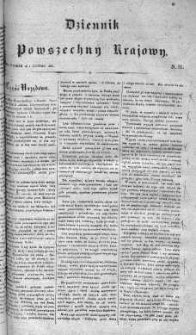 Dziennik Powszechny Krajowy 1831 I, Nr 31