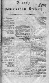 Dziennik Powszechny Krajowy 1831 I, Nr 34