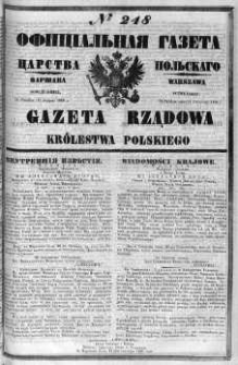 Gazeta Rządowa Królestwa Polskiego 1860 III, No 248