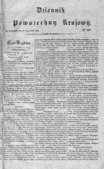 Dziennik Powszechny Krajowy 1831 III, Nr 197