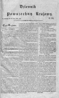 Dziennik Powszechny Krajowy 1831 III, Nr 205