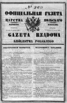 Gazeta Rządowa Królestwa Polskiego 1860 III, No 269