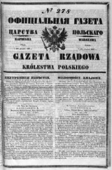 Gazeta Rządowa Królestwa Polskiego 1860 III, No 278