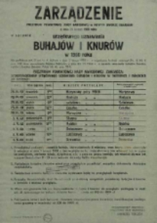 Zarządzenie Prezydium Powiatowej Rady Narodowej w Nowym Dworze Gdańskim z dnia 29 lutego 1960 roku w sprawie urzędowego uznawania buhajów i knurów w 1960 roku