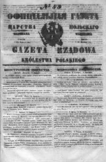Gazeta Rządowa Królestwa Polskiego 1851 II, No 89