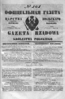 Gazeta Rządowa Królestwa Polskiego 1851 II, No 101
