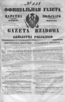 Gazeta Rządowa Królestwa Polskiego 1851 II, No 117