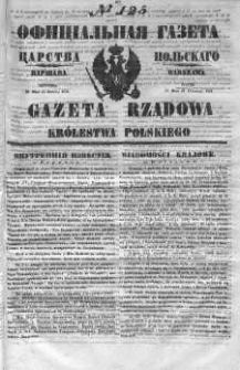 Gazeta Rządowa Królestwa Polskiego 1851 II, No 125