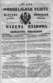 Gazeta Rządowa Królestwa Polskiego 1851 II, No 128