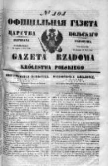 Gazeta Rządowa Królestwa Polskiego 1849 II, No 101