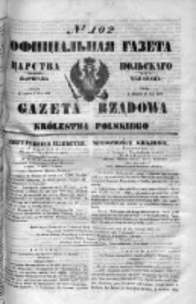 Gazeta Rządowa Królestwa Polskiego 1849 II, No 102