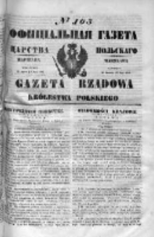 Gazeta Rządowa Królestwa Polskiego 1849 II, No 103