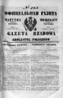 Gazeta Rządowa Królestwa Polskiego 1849 II, No 105