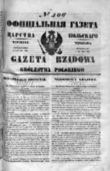 Gazeta Rządowa Królestwa Polskiego 1849 II, No 106
