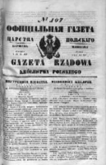 Gazeta Rządowa Królestwa Polskiego 1849 II, No 107