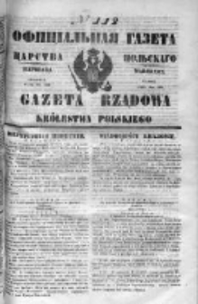 Gazeta Rządowa Królestwa Polskiego 1849 II, No 112