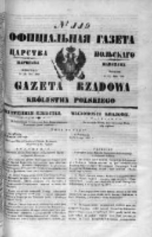 Gazeta Rządowa Królestwa Polskiego 1849 II, No 119