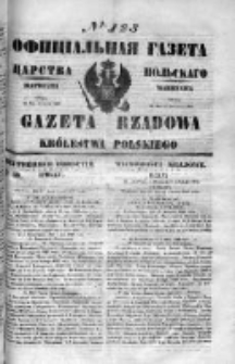 Gazeta Rządowa Królestwa Polskiego 1849 II, No 123