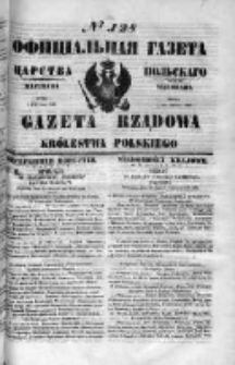 Gazeta Rządowa Królestwa Polskiego 1849 II, No 128