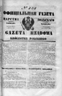 Gazeta Rządowa Królestwa Polskiego 1849 II, No 132