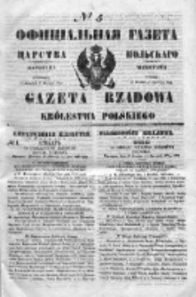 Gazeta Rządowa Królestwa Polskiego 1850 I, No 5