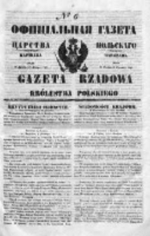 Gazeta Rządowa Królestwa Polskiego 1850 I, No 6