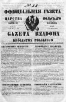 Gazeta Rządowa Królestwa Polskiego 1850 I, No 11