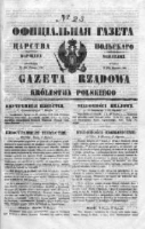 Gazeta Rządowa Królestwa Polskiego 1850 I, No 23