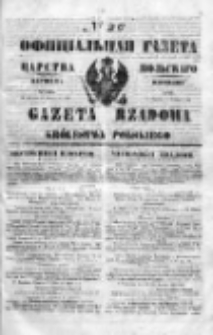 Gazeta Rządowa Królestwa Polskiego 1850 I, No 26