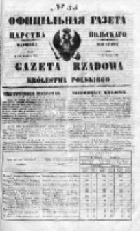 Gazeta Rządowa Królestwa Polskiego 1850 I, No 35