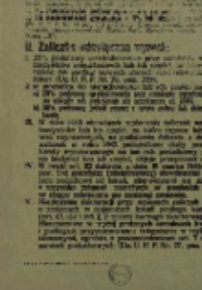 Obwieszczenie Prezydenta Miasta Zabrza z dnia 15 października 1948 r. o podatku od nieruchomości