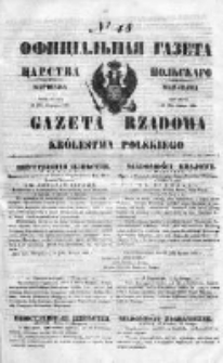 Gazeta Rządowa Królestwa Polskiego 1850 I, No 48
