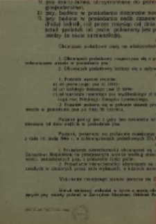 Obwieszczenie Prezydenta Miasta Zabrza z dnia 10 stycznia 1948 r. o podatku od psów