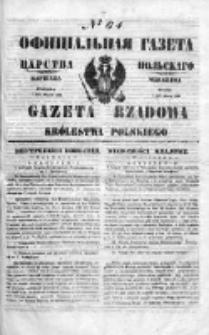 Gazeta Rządowa Królestwa Polskiego 1850 I, No 64
