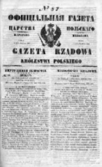 Gazeta Rządowa Królestwa Polskiego 1850 II, No 87