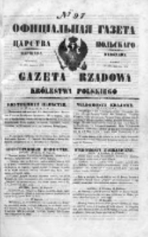 Gazeta Rządowa Królestwa Polskiego 1850 II, No 97