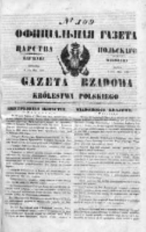 Gazeta Rządowa Królestwa Polskiego 1850 II, No 109