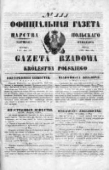 Gazeta Rządowa Królestwa Polskiego 1850 II, No 111