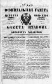 Gazeta Rządowa Królestwa Polskiego 1850 II, No 119