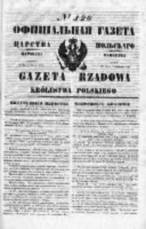 Gazeta Rządowa Królestwa Polskiego 1850 II, No 120