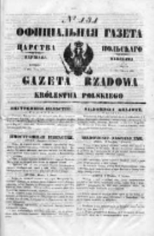 Gazeta Rządowa Królestwa Polskiego 1850 II, No 131
