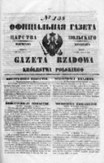 Gazeta Rządowa Królestwa Polskiego 1850 II, No 138