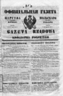 Gazeta Rządowa Królestwa Polskiego 1853 I, No 9