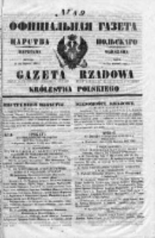 Gazeta Rządowa Królestwa Polskiego 1853 II, No 89