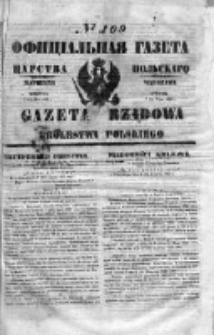 Gazeta Rządowa Królestwa Polskiego 1853 II, No 109