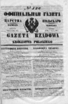 Gazeta Rządowa Królestwa Polskiego 1853 II, No 126