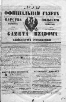 Gazeta Rządowa Królestwa Polskiego 1853 II, No 131