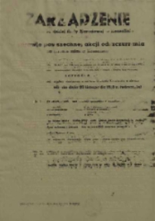Zarządzenie Prezydium Miejskiej Rady Narodowej w Koszalinie z dnia 29 lipca 1955 r. w sprawie powszechnej akcji odszczurzania na terenie miasta Koszalina