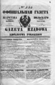 Gazeta Rządowa Królestwa Polskiego 1853 II, No 133